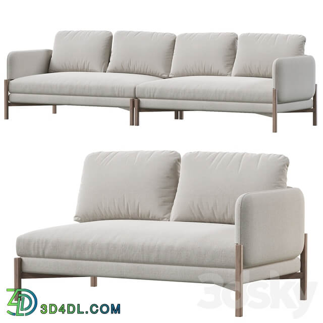 JULES 2 seater unit with 1 arm right or left 