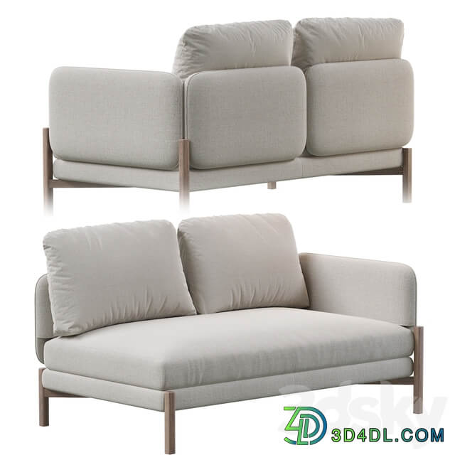 JULES 2 seater unit with 1 arm right or left 