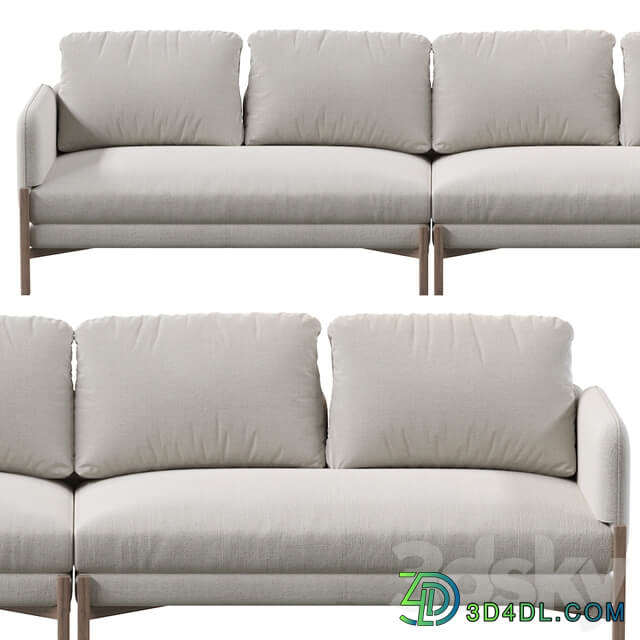 JULES 2 seater unit with 1 arm right or left 