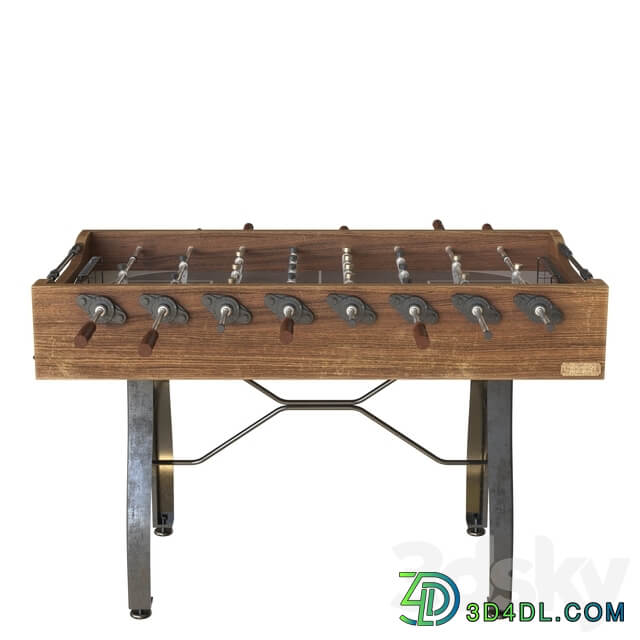 Vintage Industrial Foosball Table