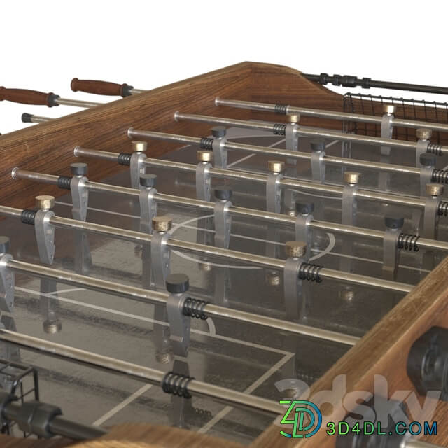 Vintage Industrial Foosball Table