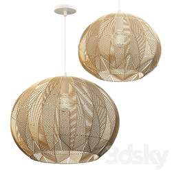 NATURAL ROUND RATTAN PENDANT Pendant light 3D Models 