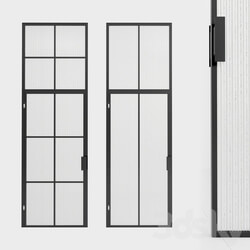 Glass partition. Door. 94 