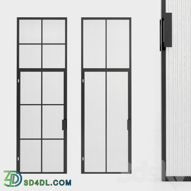 Glass partition. Door. 94