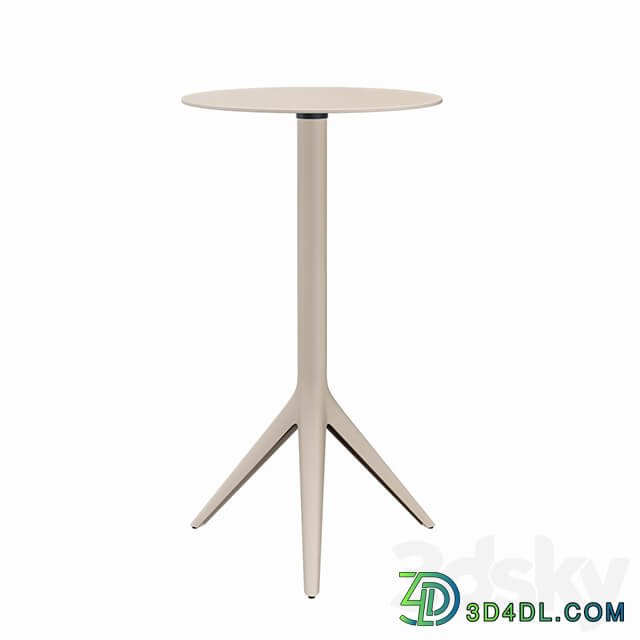 Table Chair VONDOM MARI SOL TABLE AND AFRICA BAR STOOL