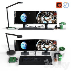 Desktop Set CG Artist Edition PC other electronics 3D Models 