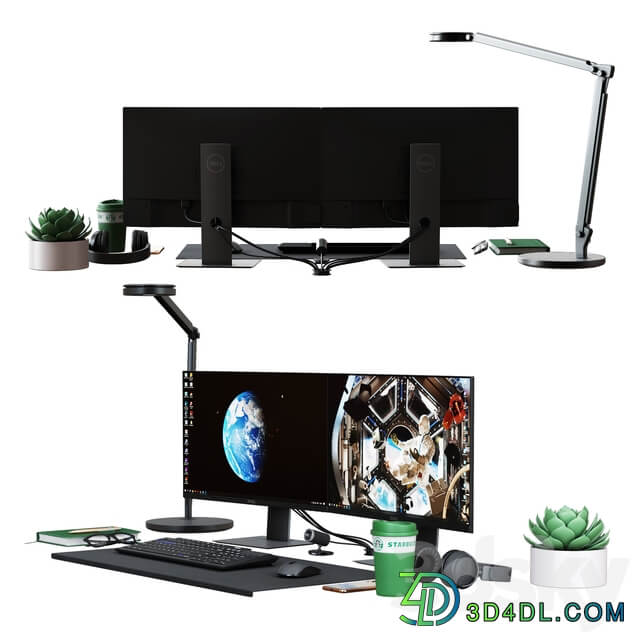 Desktop Set CG Artist Edition PC other electronics 3D Models
