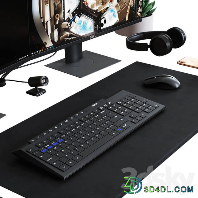 Desktop Set CG Artist Edition PC other electronics 3D Models