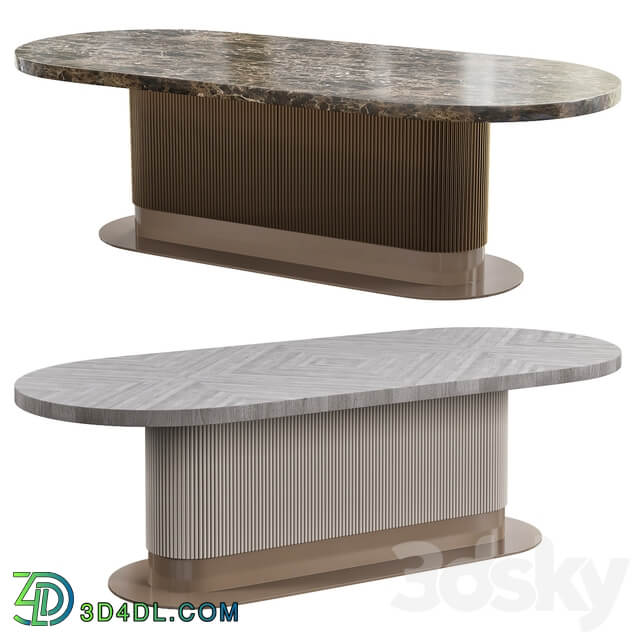 CPRN Homood COCOON OVAL DINING TABLE