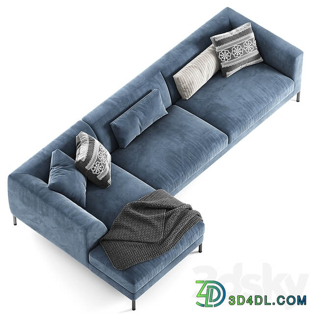 Frigerio salotti otto corner sofa