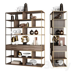 Horchow Mack Geometric Etagere 