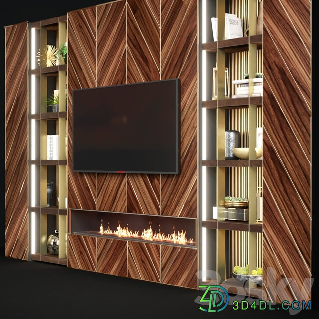 TV wall modern 44