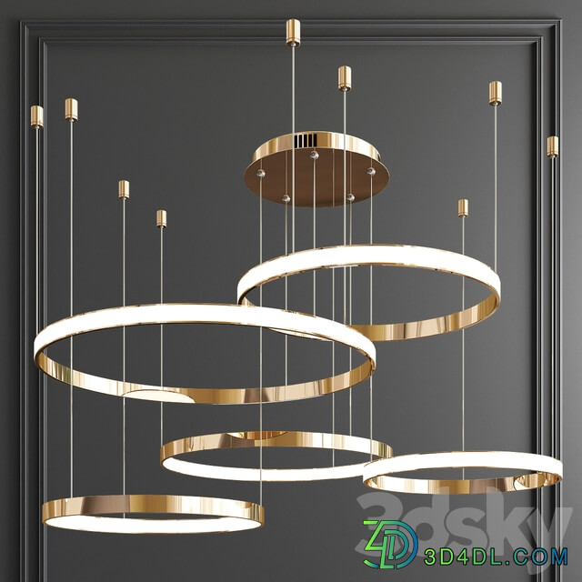 Four Exclusive Chandelier Collection 63 Pendant light 3D Models