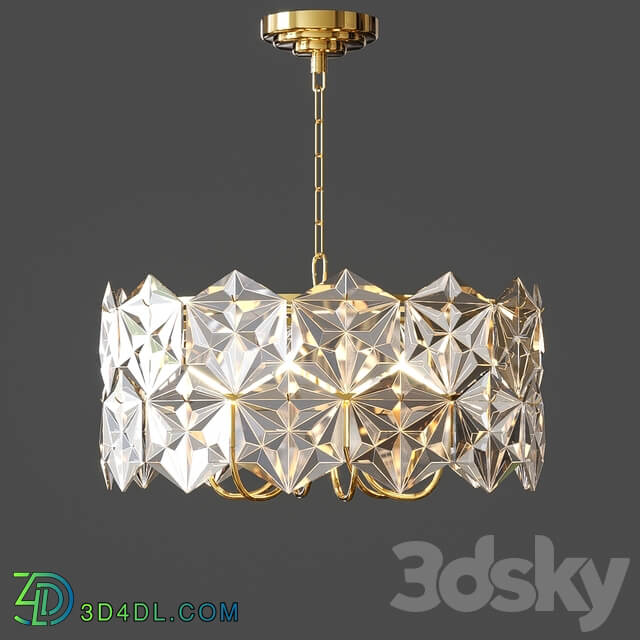 Chandelier Veneto Luce 5168 6 FGD CL Pendant light 3D Models