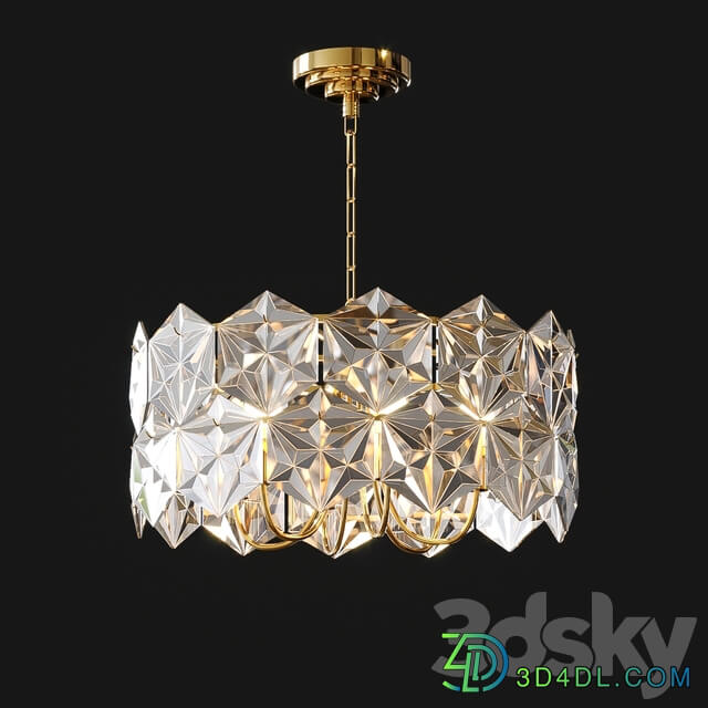 Chandelier Veneto Luce 5168 6 FGD CL Pendant light 3D Models