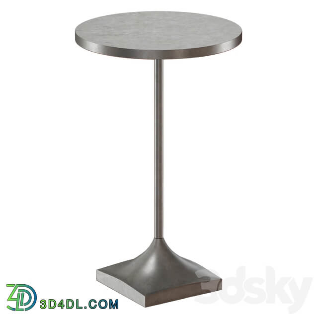 Prost Small Metal Drink Table Crate and Barrel 3D Models