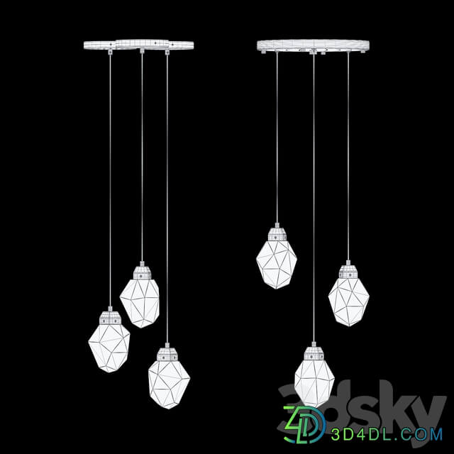 Hanging lamp CRISTEL ONE Lampatron Pendant light 3D Models