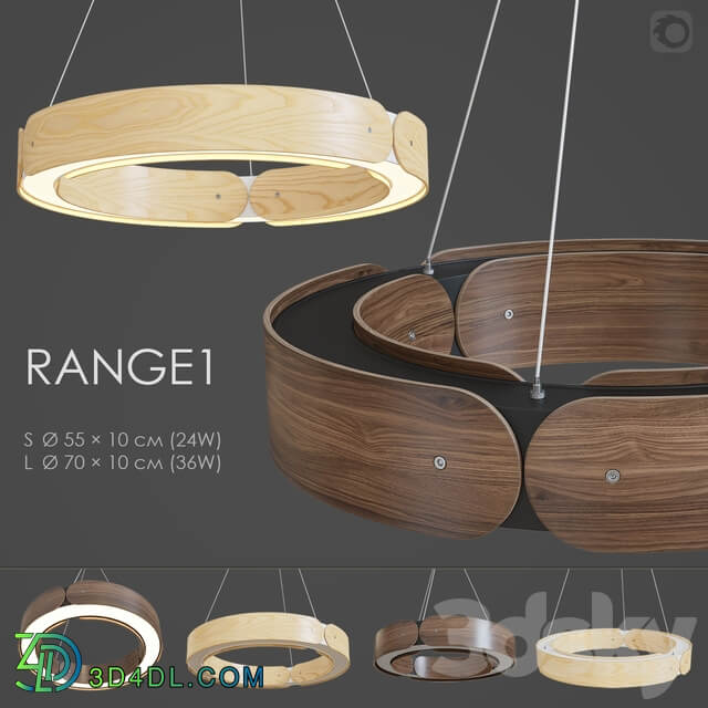 Lampatron RANGE 1 Pendant light 3D Models