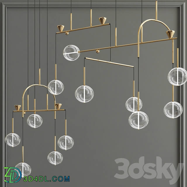 DEWDROPS collection Pendant light 3D Models