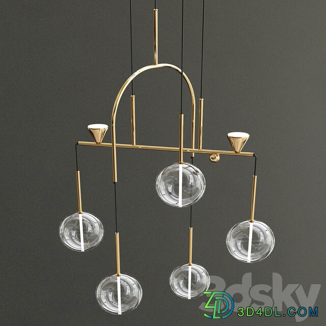 DEWDROPS collection Pendant light 3D Models