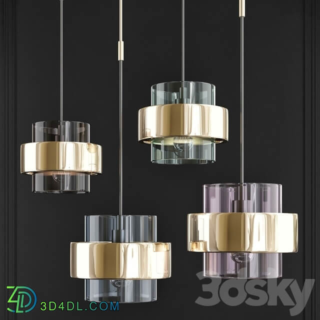 Pendant lamp BOTELLO Pendant light 3D Models