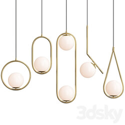 HOOP PLANET Pendant light 3D Models 