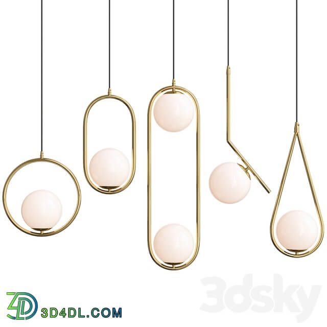 HOOP PLANET Pendant light 3D Models