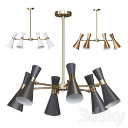 Lampatron EVERT CH 6 Pendant light 3D Models 