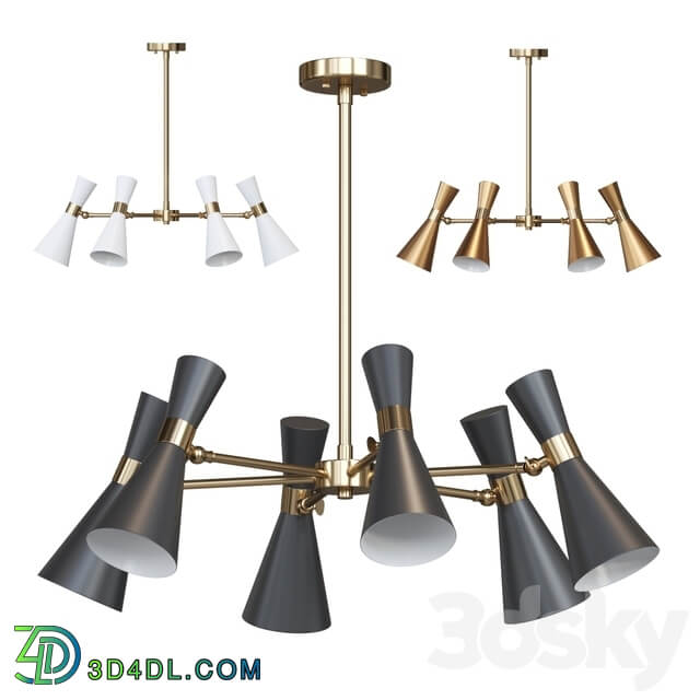 Lampatron EVERT CH 6 Pendant light 3D Models