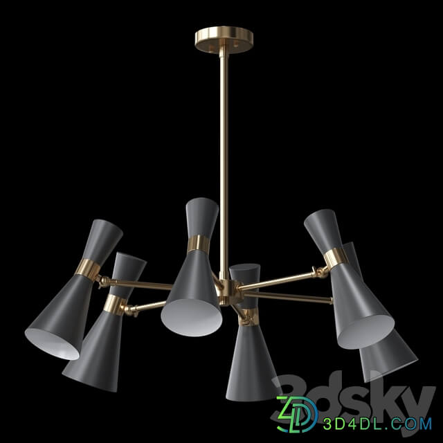 Lampatron EVERT CH 6 Pendant light 3D Models