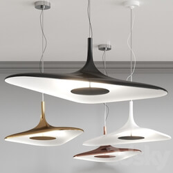 Chandelier Luceplan Soleil Noir by Studio Odile Decq Pendant Lamp 