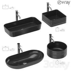 collection of wash basin 03 