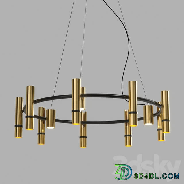 Lampatron React R 12 lamps Pendant light 3D Models