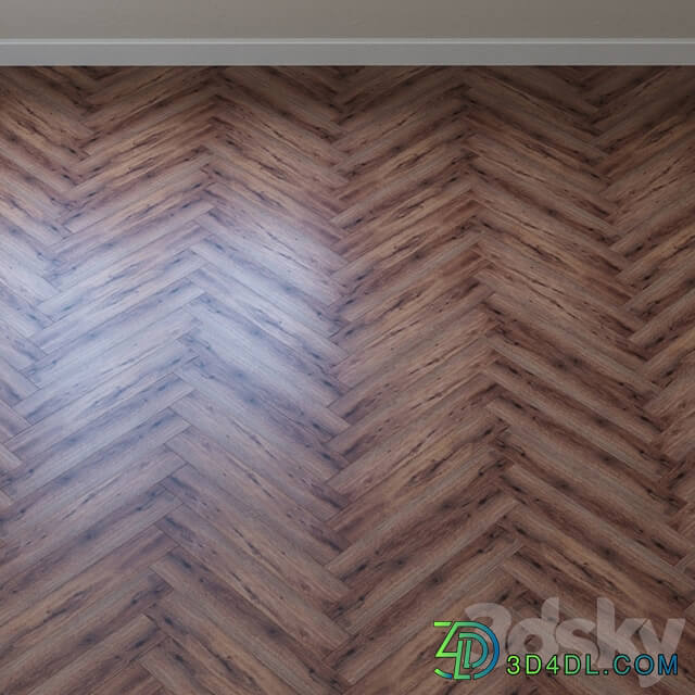 Vinyl laminate AquaFloor RealWood Click AF 6041