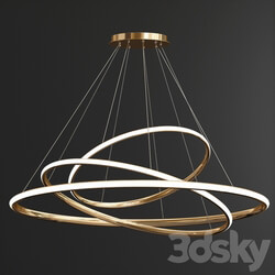 ARO Cluster Ring Chandelier Pendant light 3D Models 