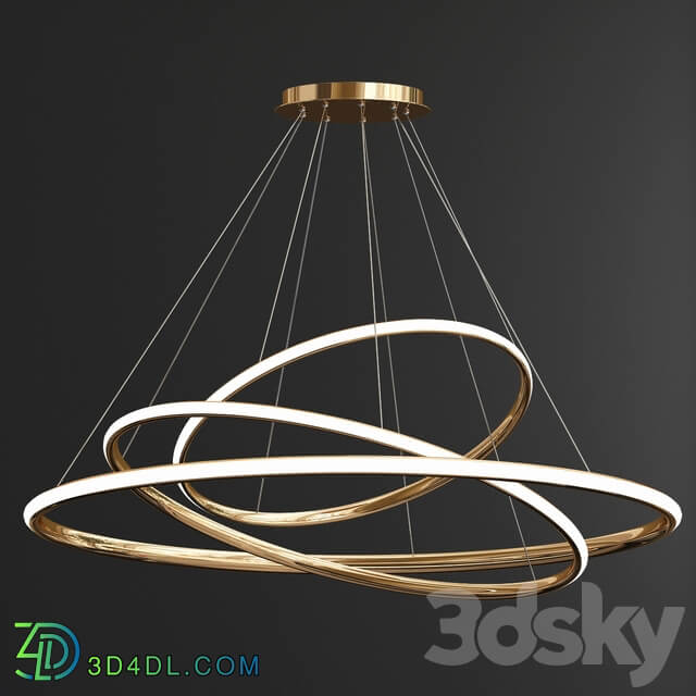 ARO Cluster Ring Chandelier Pendant light 3D Models