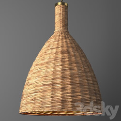 Chandelier PANAMA HANDWOVEN PENDANT Restoration Hardware 