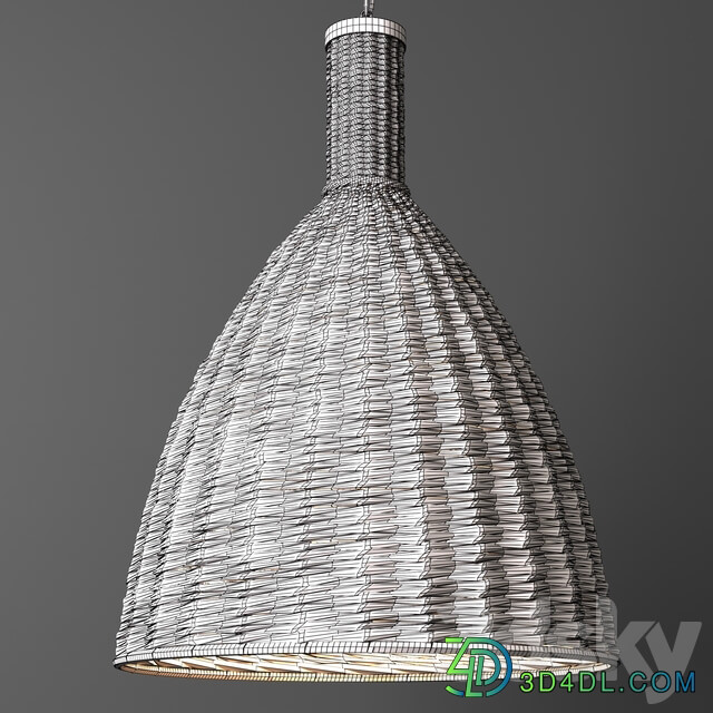 Chandelier PANAMA HANDWOVEN PENDANT Restoration Hardware