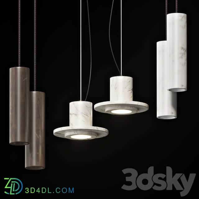 Collection of pendant lights Lampatron 4 Pendant light 3D Models