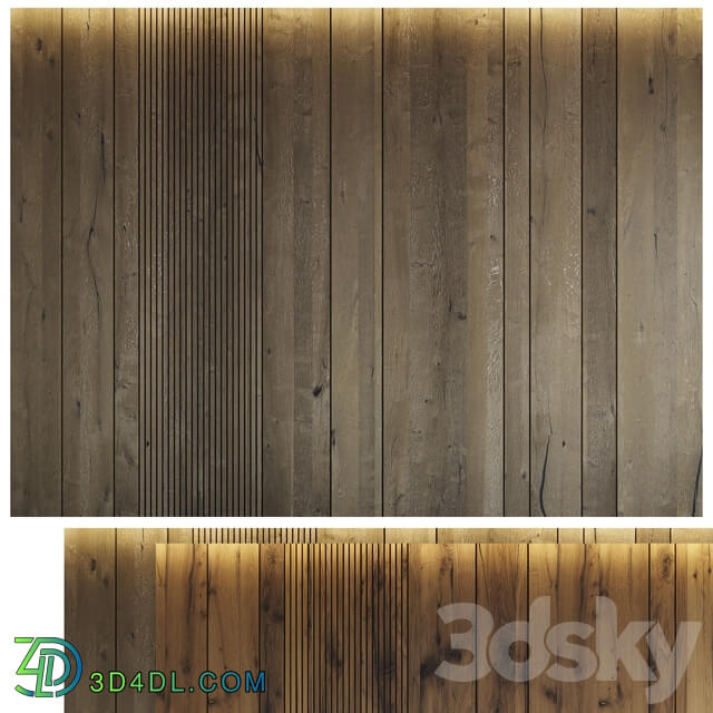 Wood panel set 6