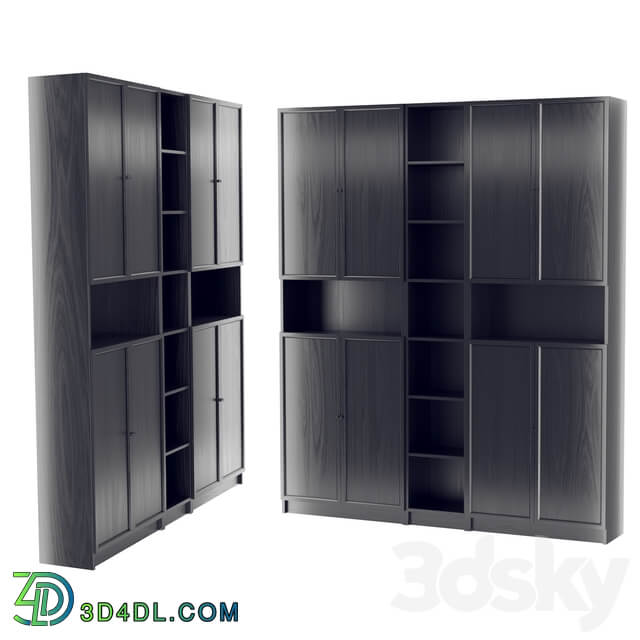 Wardrobe Display cabinets ikea BILLY OXBERG v5