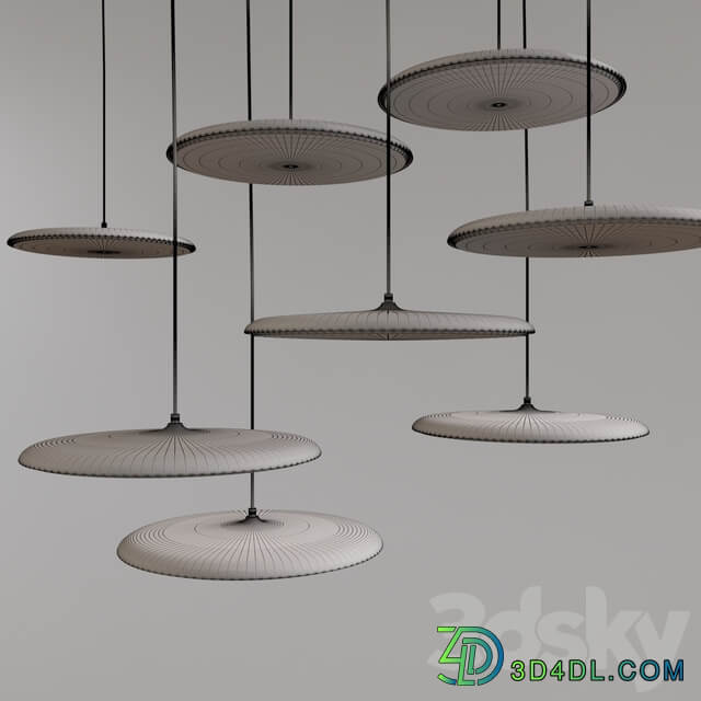 Hanging lamp 031 Pendant light 3D Models