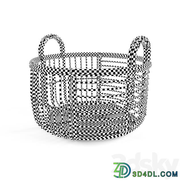 Java Rattan Baskets Low