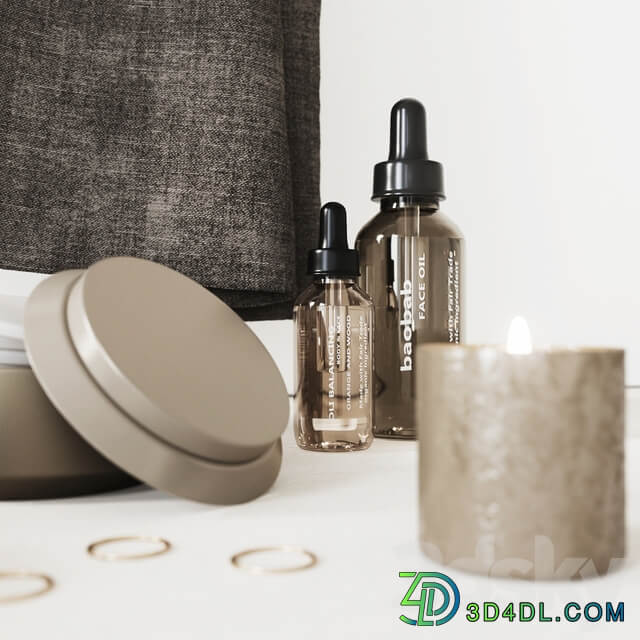 Beige Bathroom Set