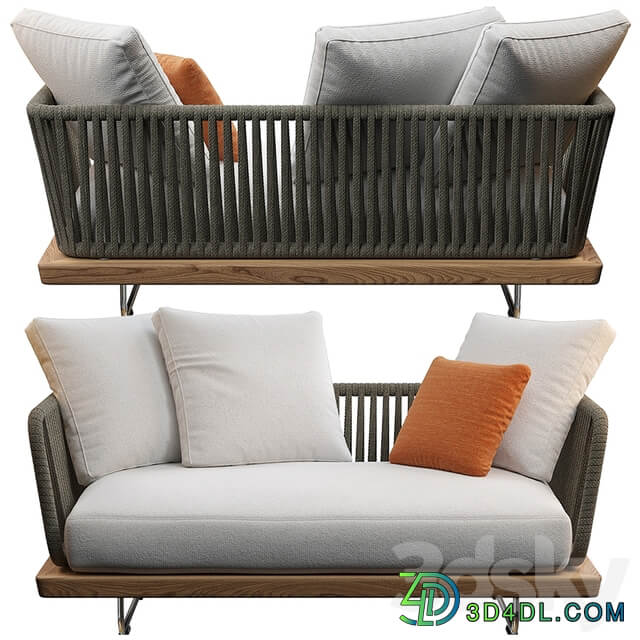 Sunray sofa Minotti outdoor