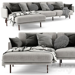 Bonaldo Structure Chaise Longue Sofa 