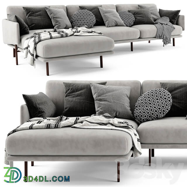 Bonaldo Structure Chaise Longue Sofa