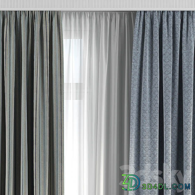 Curtains with window 130