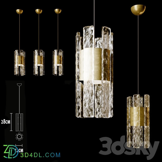 Pendant light Masiero VEGAS S RD 12