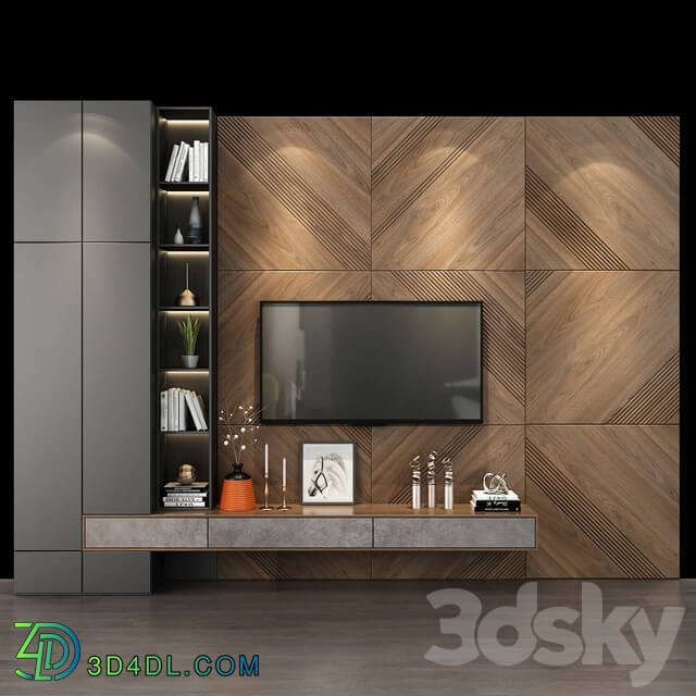 TV shelf 0240